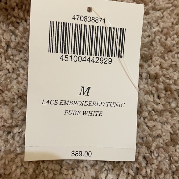 White Lace embroidered tunic - Picture 3 of 3